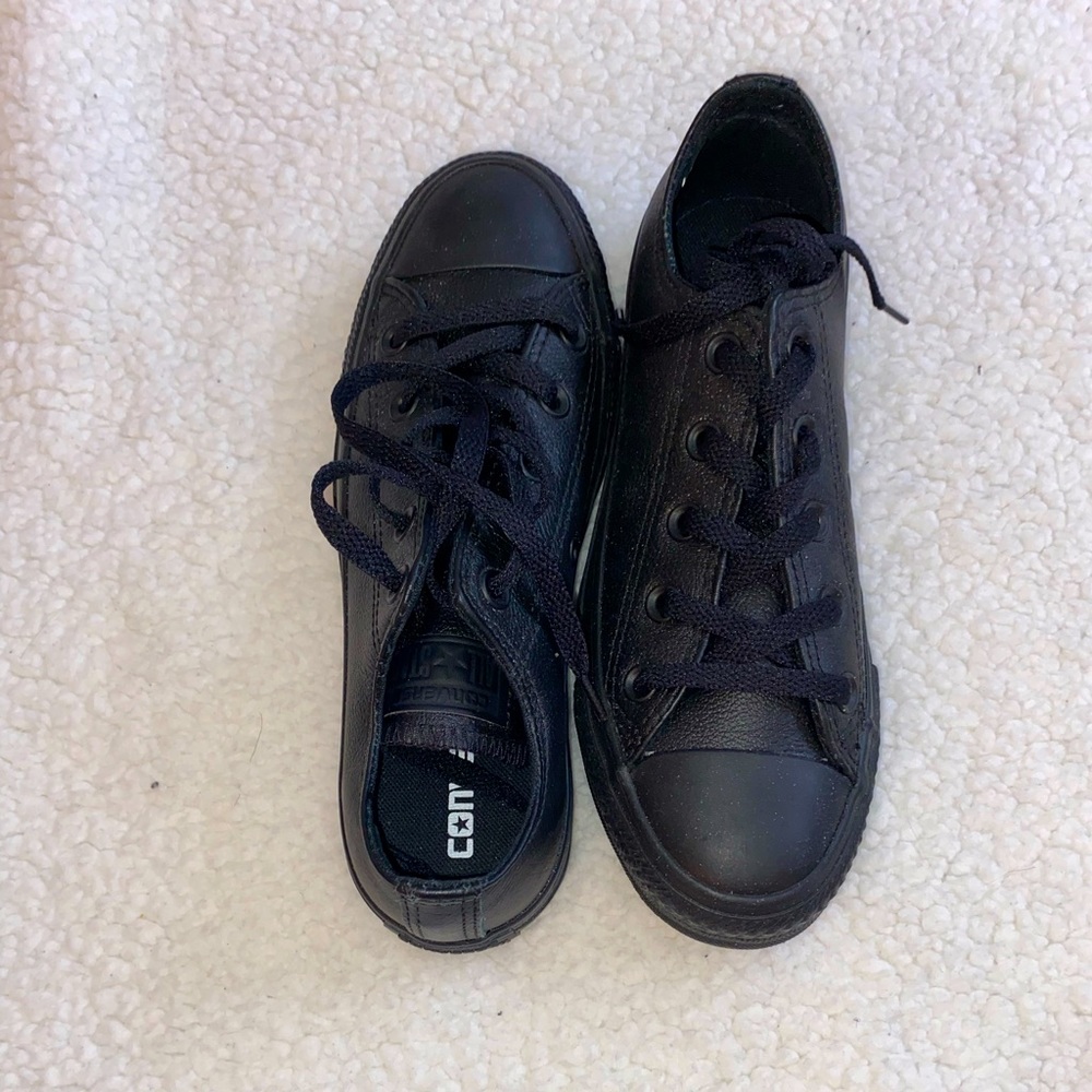 All black chuck all star converse